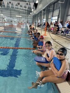 swimmers in Nitro summer rec program